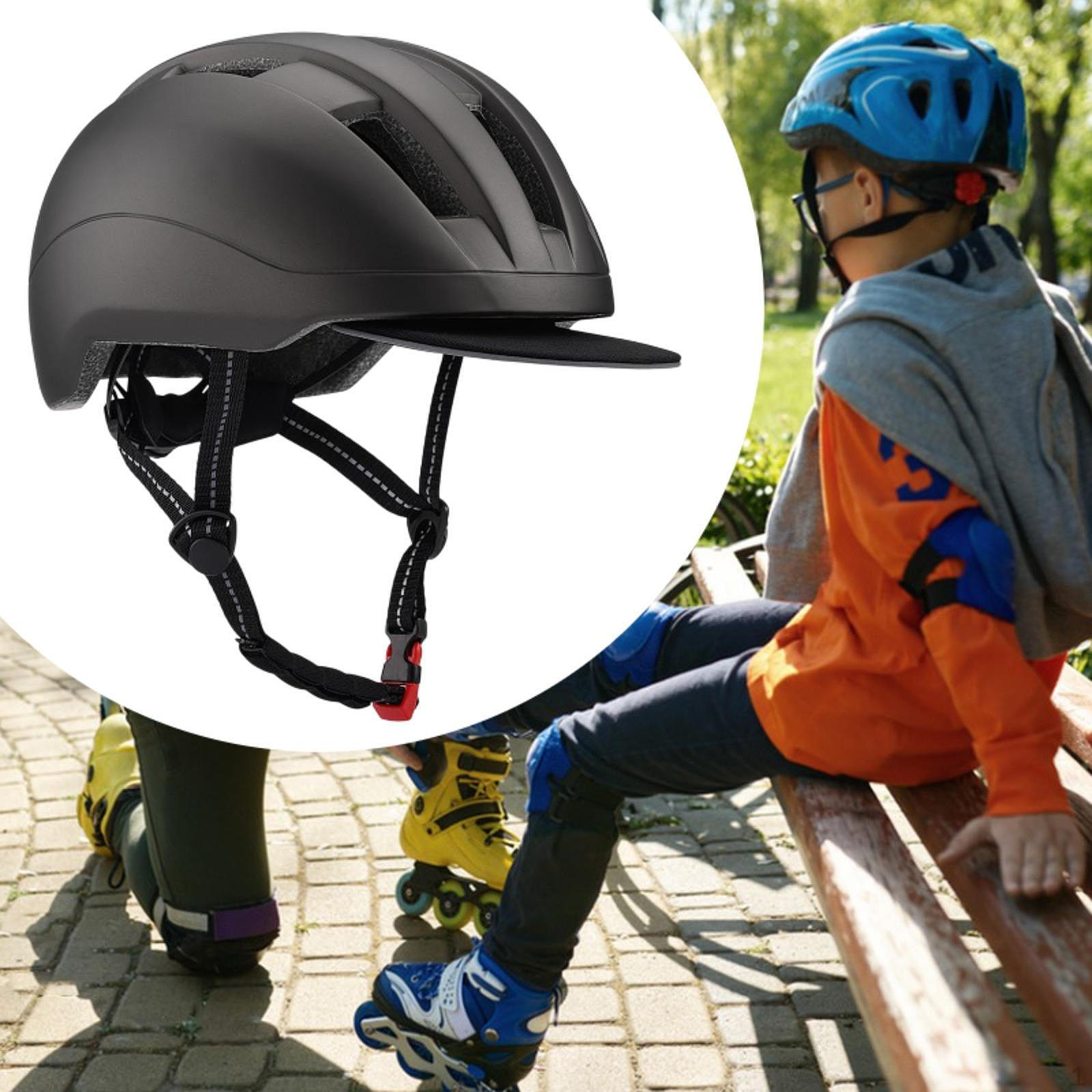 

Велосипедный шлем, регулируемый многофункциональный дышащий велосипед со съемной подкладкой для поездок на работу, чёрный