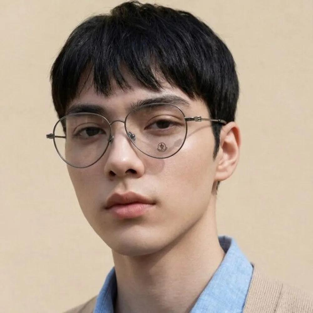 [Moncler] Eyeglass Frames ML5068 008 Men s & Women s Daily Metal Frames Fashion