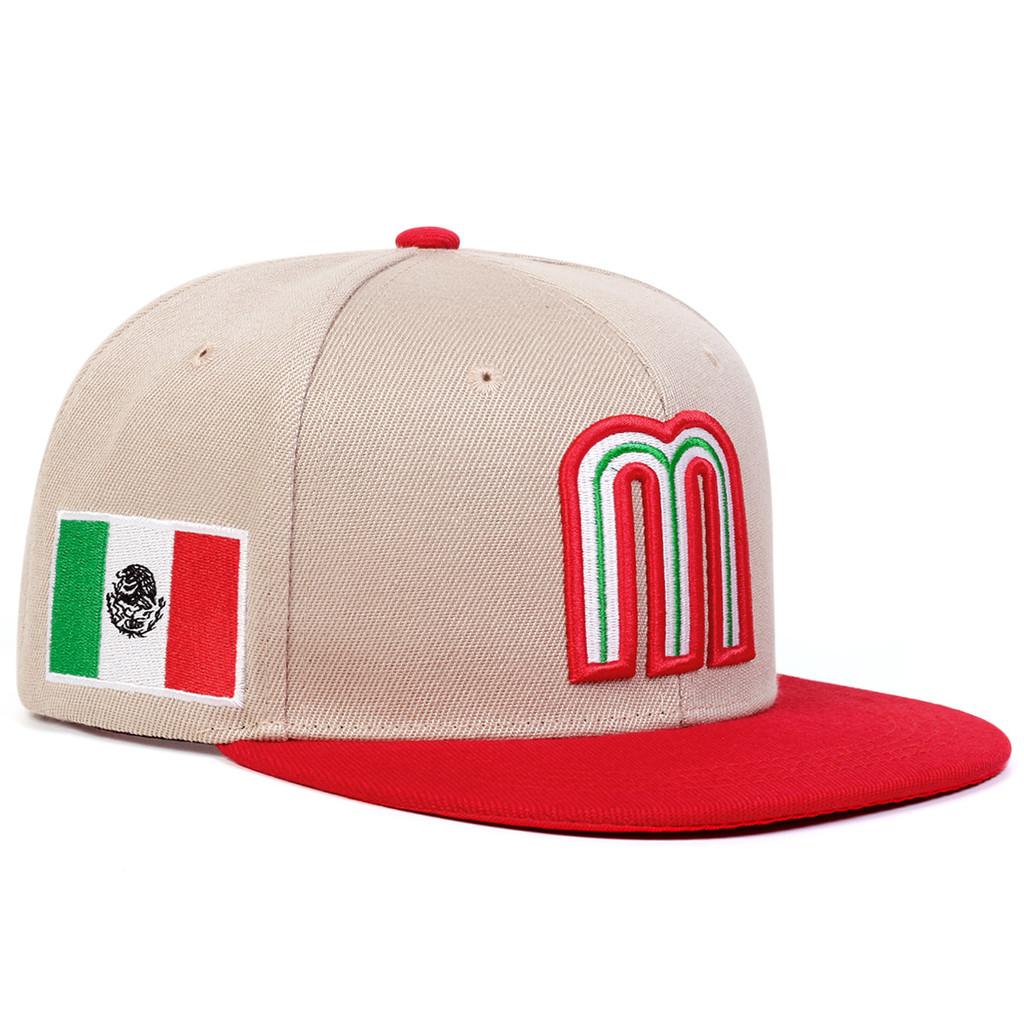 Mexicaanse Baseballpet Met Verstelbare Pasvorm Voor Zomerse Zonbescherming Fans