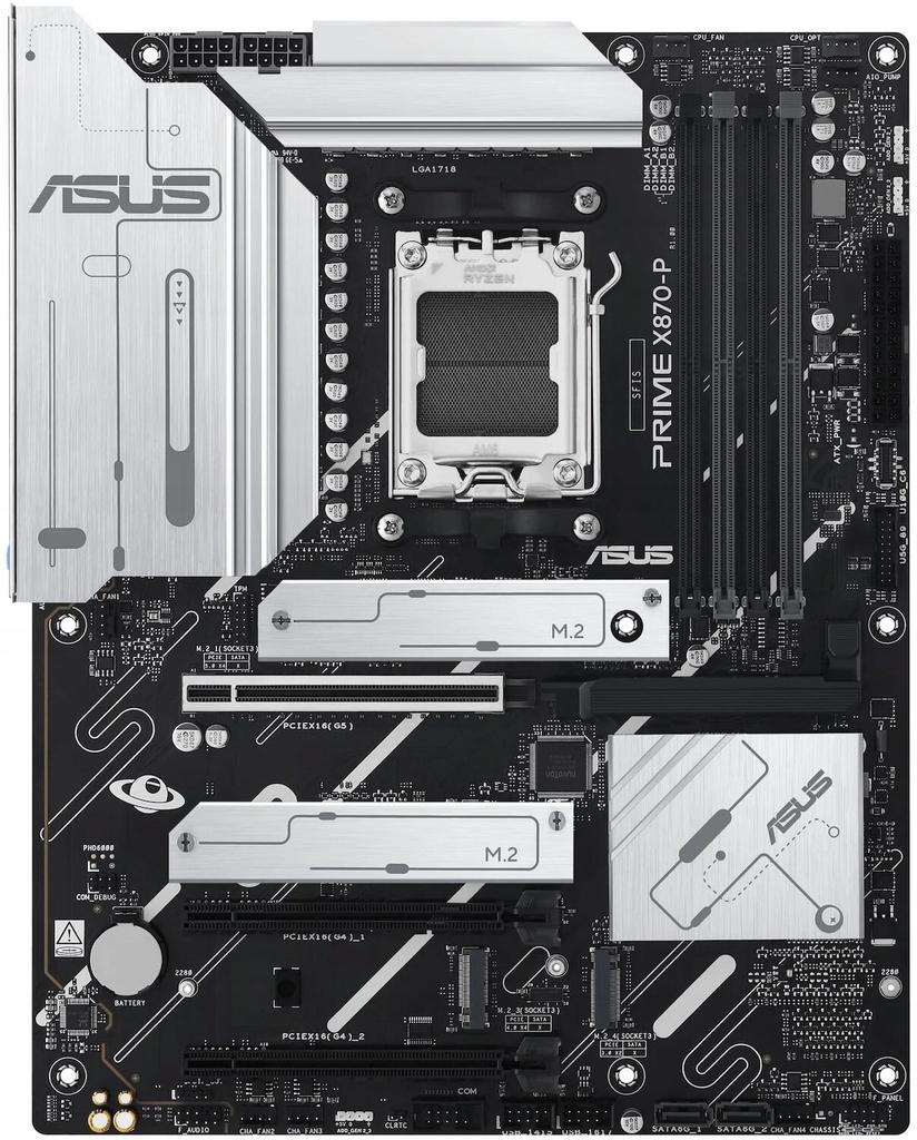 Płyta Asus PRIME X870-P /AMD X870/DDR5/SATA3/M.2/PCIe5.0/AM5/ATX