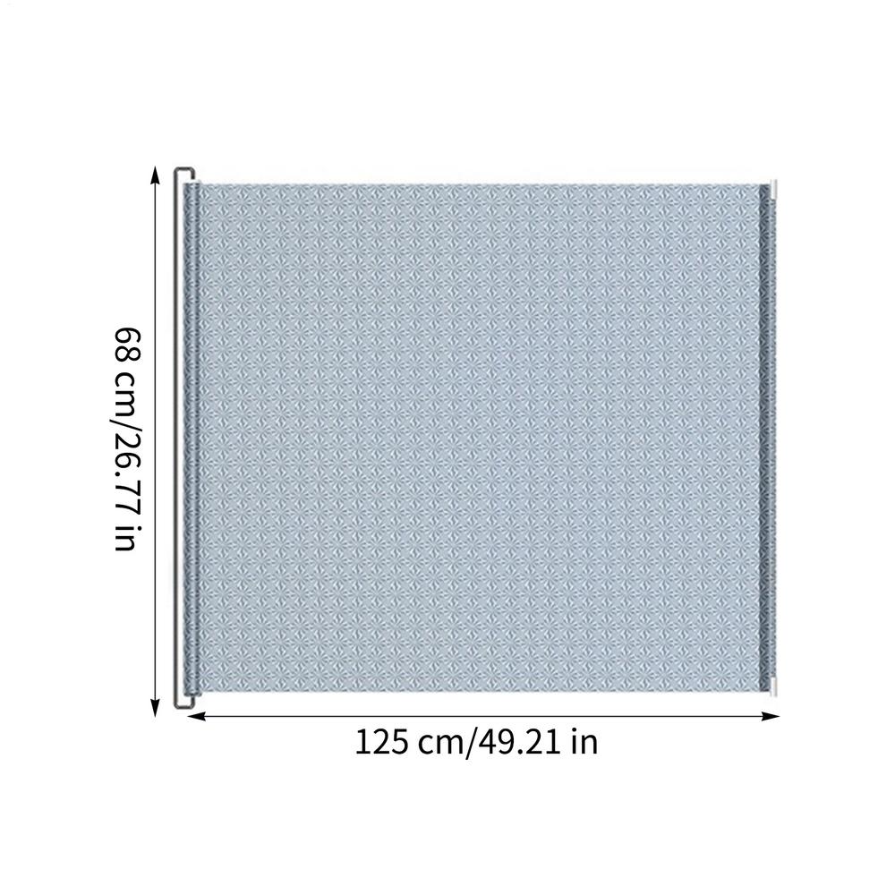Retractable Gate Indoor No-Drill Pets Mesh Door Doorways Mesh Gate for Indoor Home Staircase Hallway Terrace Porch Kitten Puppy
