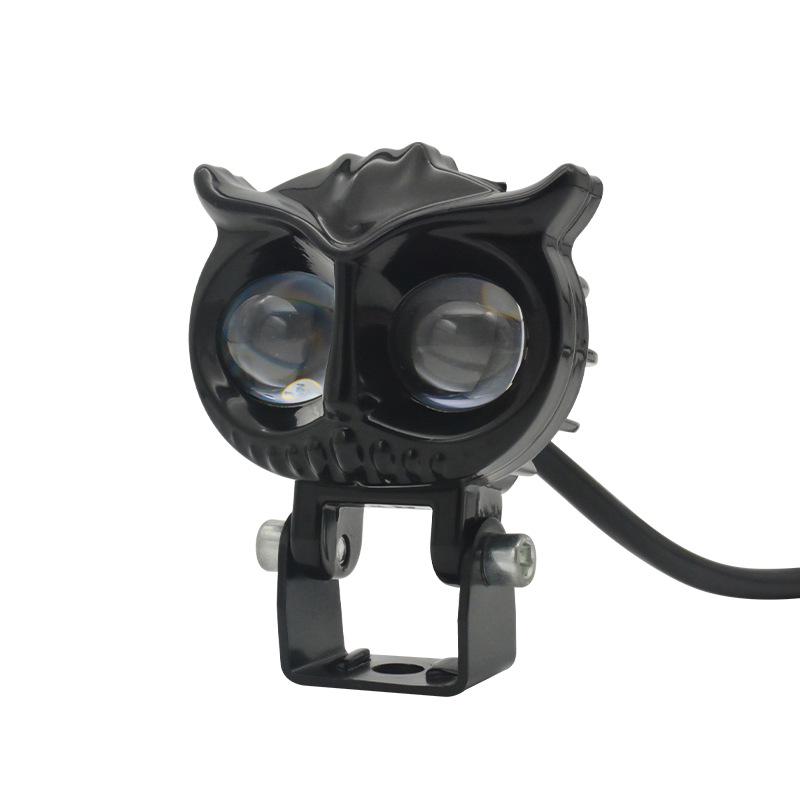 Owl Dual-Color LED Motorcycle Laser Spotlight Bulb