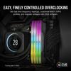 CORSAIR Desktop PC Memory VENGEANCE RGB DDR5 Series 64GB x CMH64GX5M2B5600Z40K DDR5-5600MHz (PC5-44800) [32GB 2]