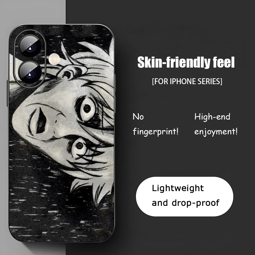 

Gintama Popular Anime Cool Phone Case For iPhone 16 15 14 13 12 11 X XR XS 8 Plus Mini Pro Max Soft black Shockproof Cover iPhone 12 Pro