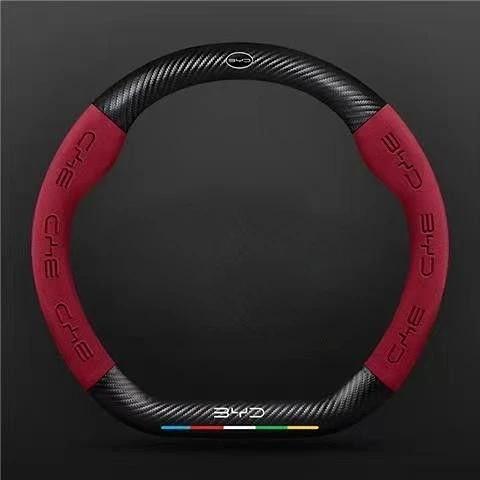 Leder-Autolenkradabdeckung geeignet für BYD Ato 3 Fafengtang F3 E6 Yuan Song Plus EV F0 Qinhan Dolphin S6