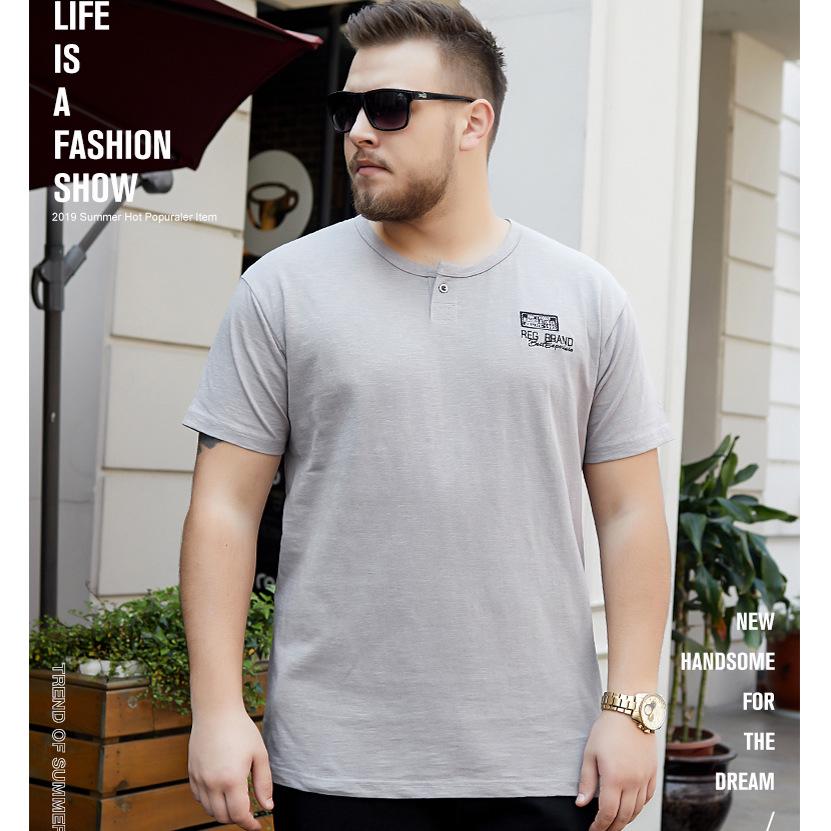 2025 New Men's XL Bamboo Cotton Summer Sports T-shirt, Short Sleeve, Thin Half Sleeve Design