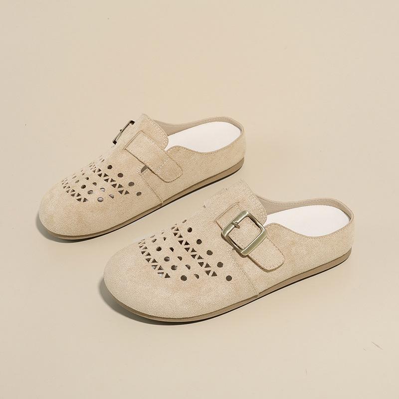 Summer New Style Half-toe Sandals, Ins Korean Style, Women's Student Style, Easy-to-wear, Height-increasing, Breathable, Casual Shoes