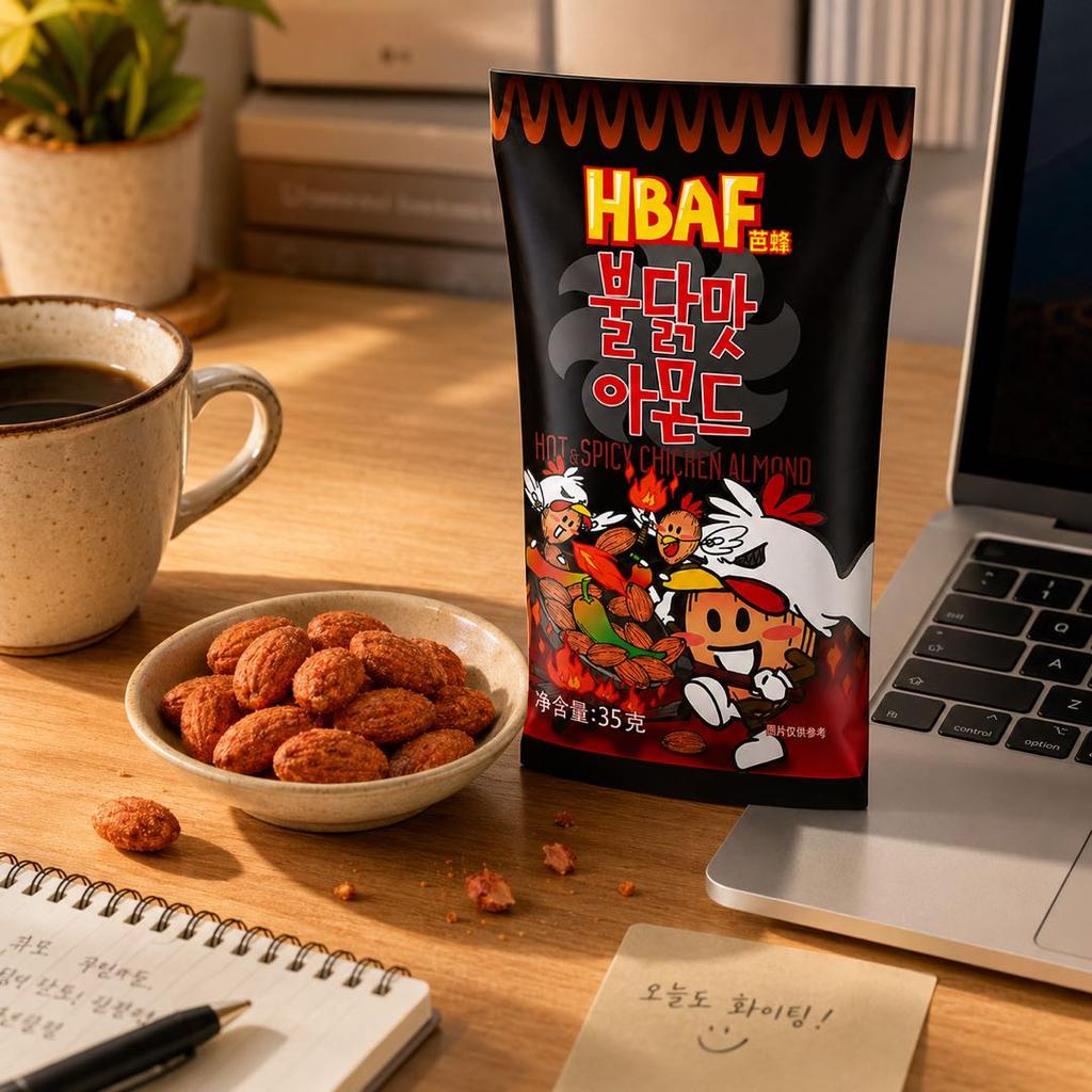 HBAF HEISS&SCHARF HÄHNCHEN-MANDELN 35g