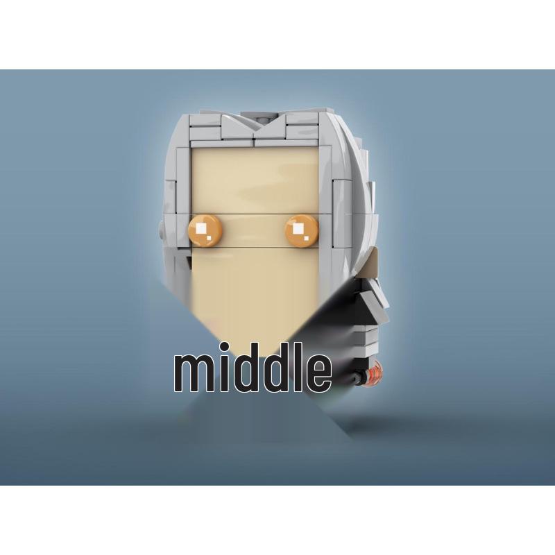 Platinum Brick MOC-96298 Geralt Square Head  The Witcher  Netflix