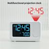 Quiet Operate LCD Clock With Auto Adjusting Brightness And Temperature Date Display Multifunctional