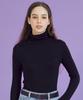 KOLEAT [Warmer Ver.] Knit Turtleneck Long Sleeve (Black) Hand Warmer Inner