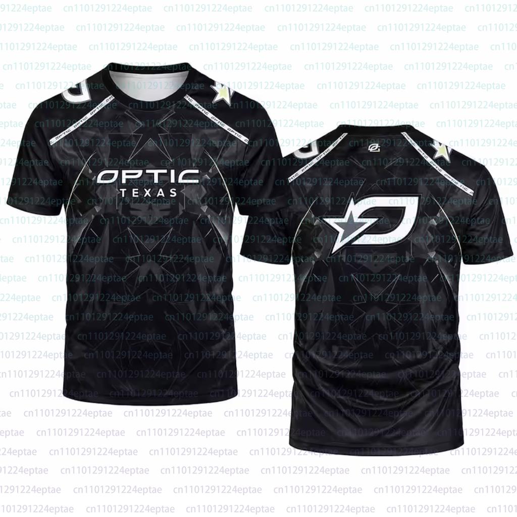 Team Esports Club 2026 OpTic TEXAS New Jersey CDL Player Uniform Comfortable 3D Printed T-shirt Men's Fashionable Fan Tops