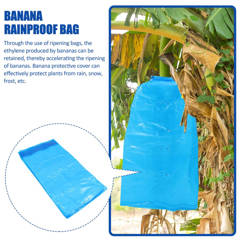 5 Pcs Banana Ripening Bag Reusable Fruit Protector Non Woven Fabric Garden Plant Cover Ethylene Retention Grow Bag For