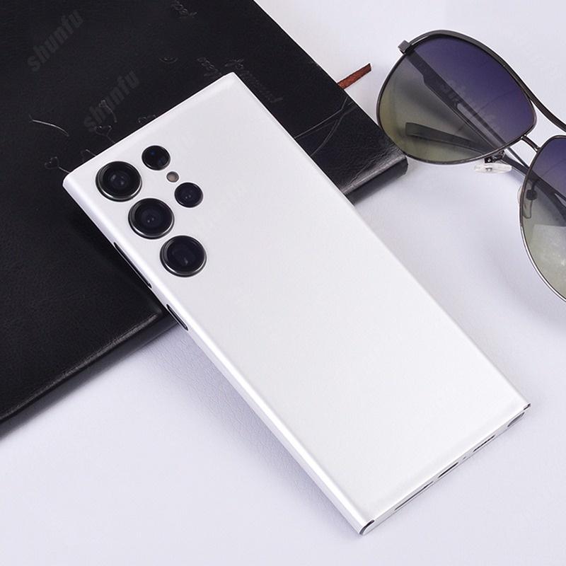 

Samsung Galaxy S25 S24 Ultra S24 Plus S24+ Крижана Поверхня Кольорова Плівка Обгортка Шкіра Захисна Наклейка Захисту Задньої Екрану Телефону S25 Plus перлина білого кольору