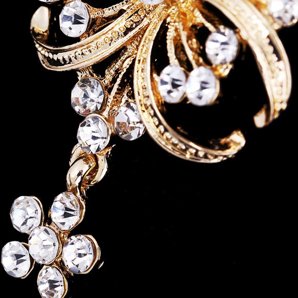 Romantic Party Drop Accessories Zinc Zinc Alloy Bridesmaid Rhinestone Prom Pins Brooches Wedding Pearl