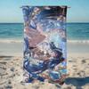 Game W-wuthering IUNO Towel Large W-waves Quick-Drying Microfiber soft Beach Towel for Travel Fitness Sauna Bathing Camping