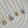 Banyan Tree S925 Silver Princess Bow Necklace with Chalcedony, Pearl & Diamond Accents