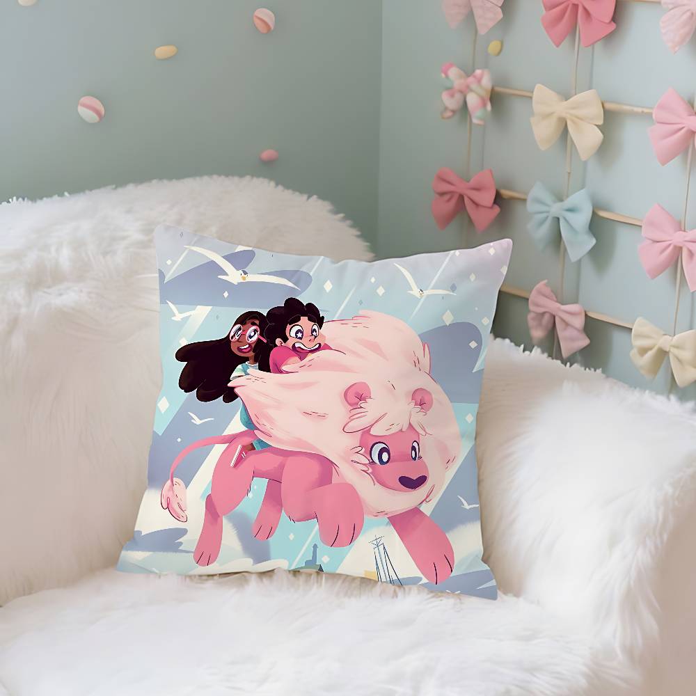 Steven Universe Strawberry Field Pillow Case Throw Pillow Cover Nordic Vintage Style Cushion Covers Living Room Sofa Couch Seat