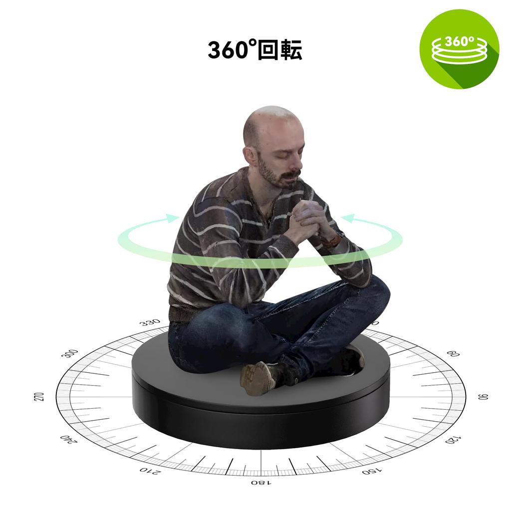 Revopoint Large Turntable 200KG Load Bluetooth Connection 3D Scan Support 3D Design 3D Scanner Accessories