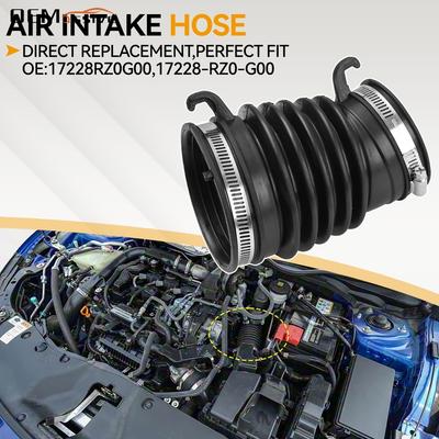 Przewód przepływu powietrza Wąż dolotowy powietrza Gumowa rura dolotowa filtra powietrza Do Honda Civic 1.6 I-DTEC Diesel 2012-2016 17228-RZ0-G00 Części samochodowe