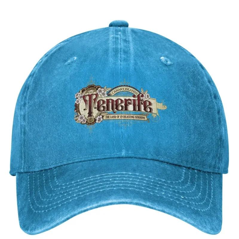 Tenerife Retro Style Casual Baseball Cap for Spring Holidays Sun Visor Snapback Hat for Unisex YK Baseball Caps