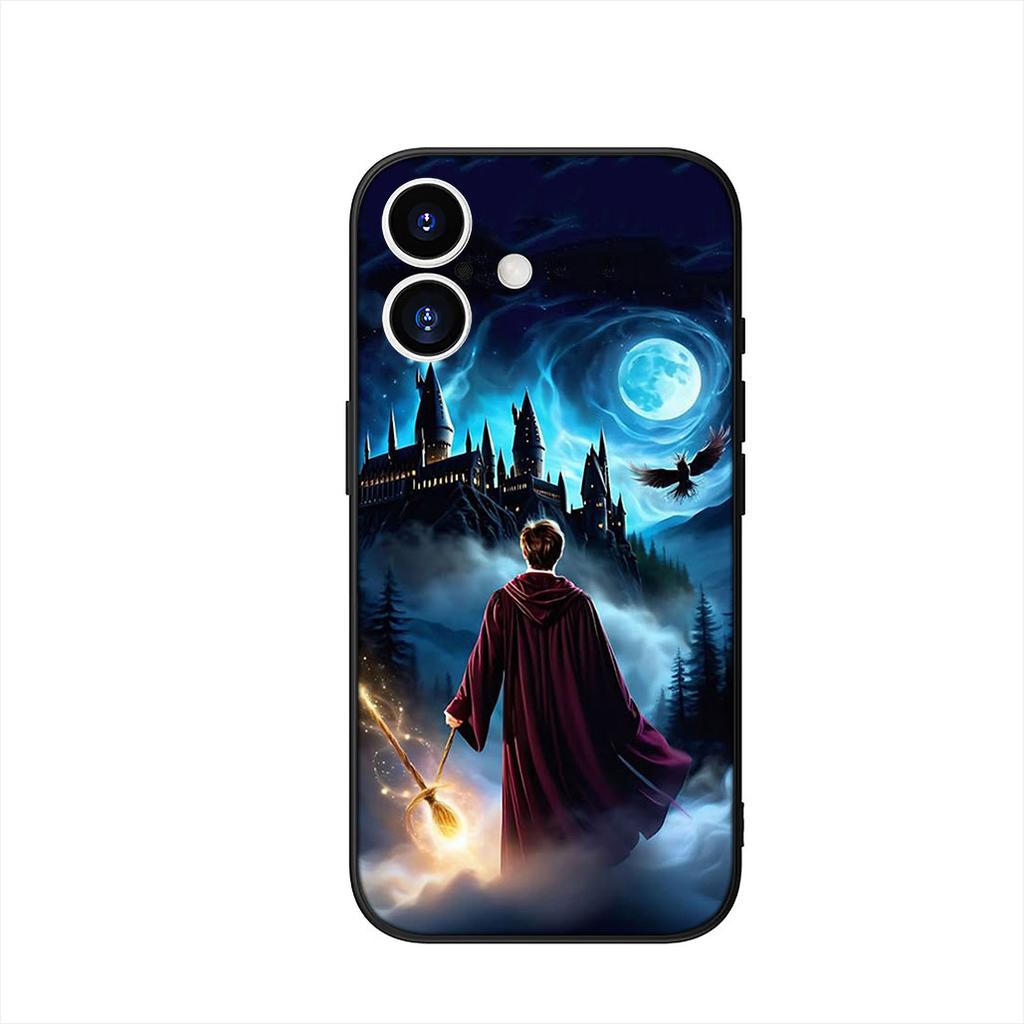 Art Owl Harries Wand Potters Cover Phone Case for Samsung Galaxy S25 S23 S22 S24 FE Ultra Plus A56 A05 A06 A15 A16 A57 S7 Edge