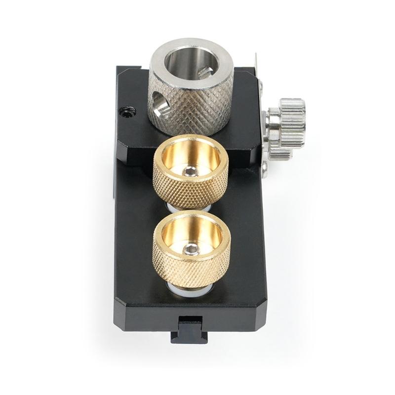 Aluminum Extrusion Positioning Drill Guide For Construction Furniture Assembly And Mechanical Projects