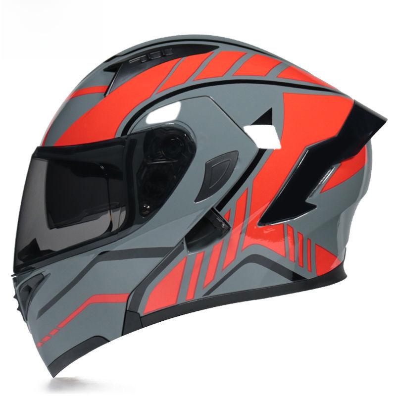 Orz Unisex Electric Bike Helmet: Flip-Up, Full & Half Styles with Tail Wings, Protective Caps for All Seasons, Personalized Design