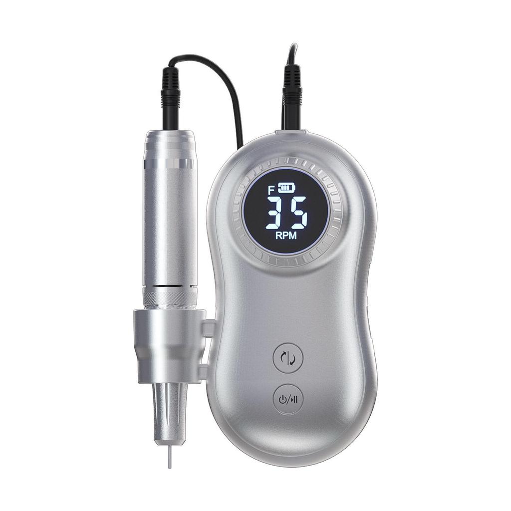 Polizor de unghii 35000rpm instrument pentru unghii Polizor de unghii reincarcabil Polizor electric portabil Afisaj LCD