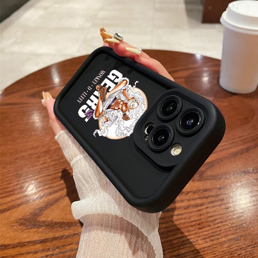 LZ28 One Piece Luffy Gear 5 Silicone Phone Case for SamsungA15 A35 S24 S23 Ultra S22 S21 Plus S20 FE A05 A06 A54 A55 A53 A14 M15 Shockproof Back Cover