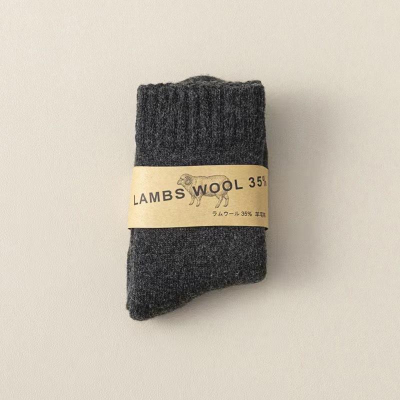 Barn Ullstrumpor Barn Pojkar Flickor Mjuka termostrumpor för baby Mode Enfärgad Barn Höst Vinter Cashmere Plyschsocka