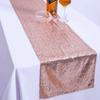 12 "x 108" Glitter Pailletten Tisch Läufer Tuch Hochzeit Läufer Rose Gold Silber Sparkly