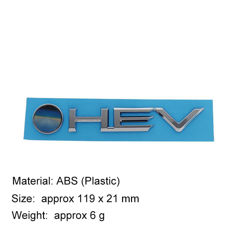 3D Car Styling HEV For car Hood Fender trunk Rear Bonnet Nameplate Decal Emblem Badge Sticker
