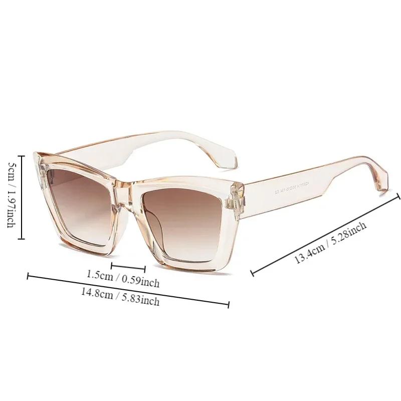 Cat Eye Vintage Sunglasses Women Men Fashion Retro Sun Glasses Female Male Mirror Punk Brand Designer Outdoors