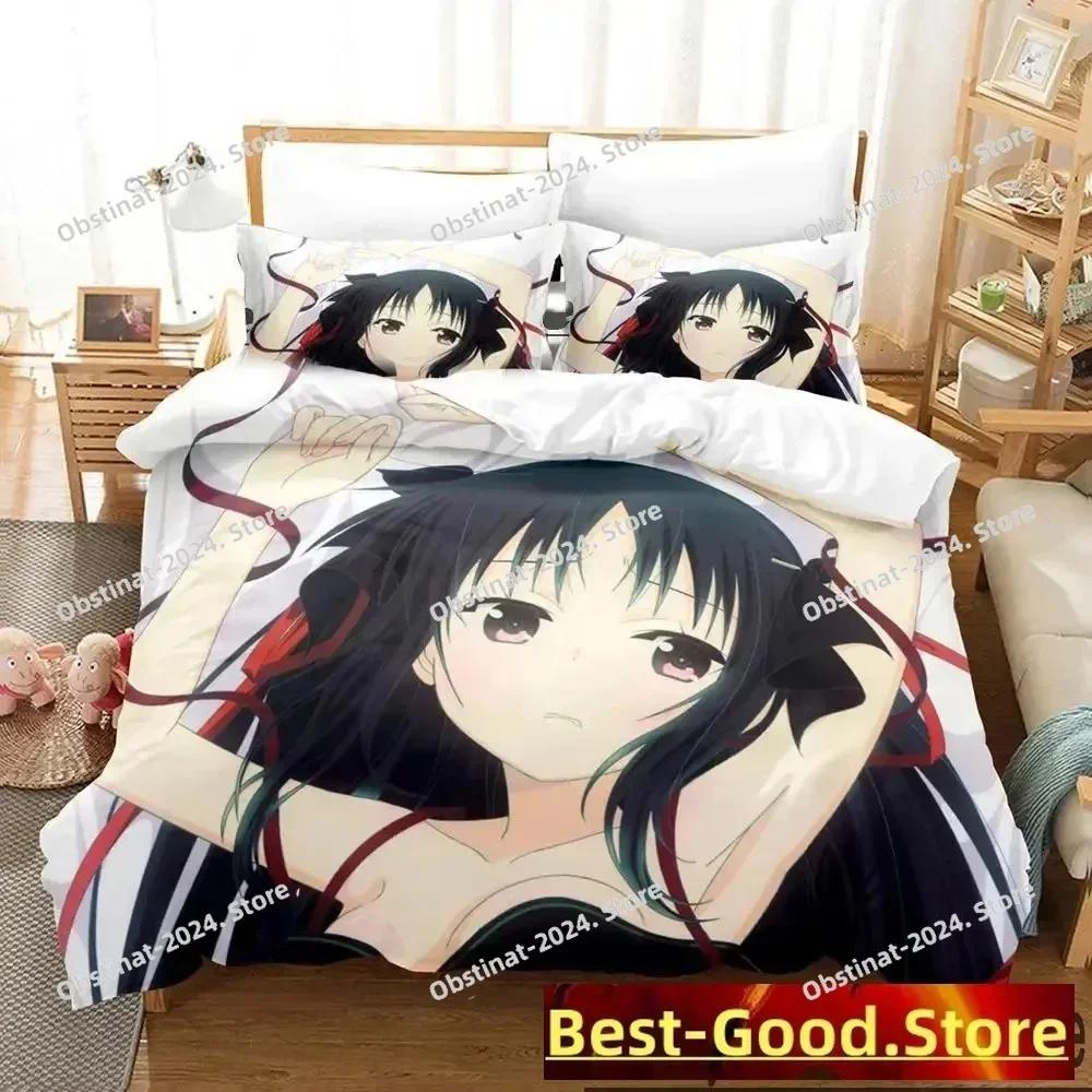 Anime Unbreakable Machine-Doll Printed Bed Set Duvet Cover Pillowcase Bedding Set Bed Linen Sheet Quilt Full Queen King Size