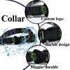 Waterproof PVC Dog Collar and Leash Set Adjustable Printed Pet Collar with Quick Release Buckle for Small Medium Large Dogs