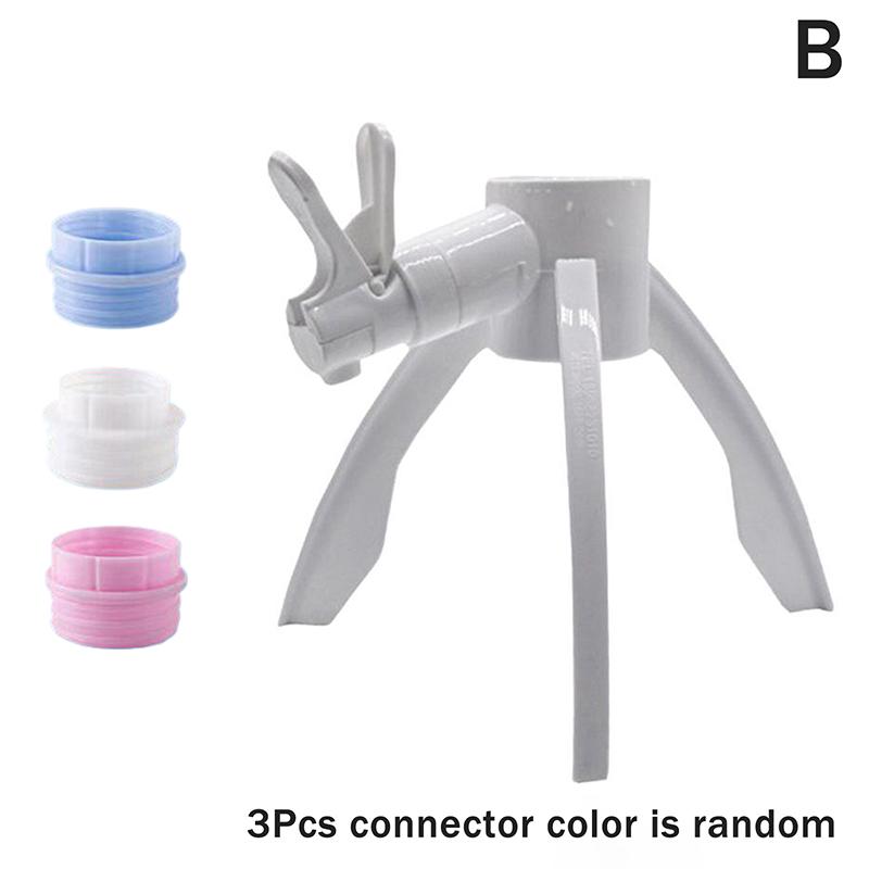 1 Set Bottled Water Valve Labor-saving Water Dispenser Faucet Strong Load-bearing Pouring Outlet Holder Bottled Water Dispenser