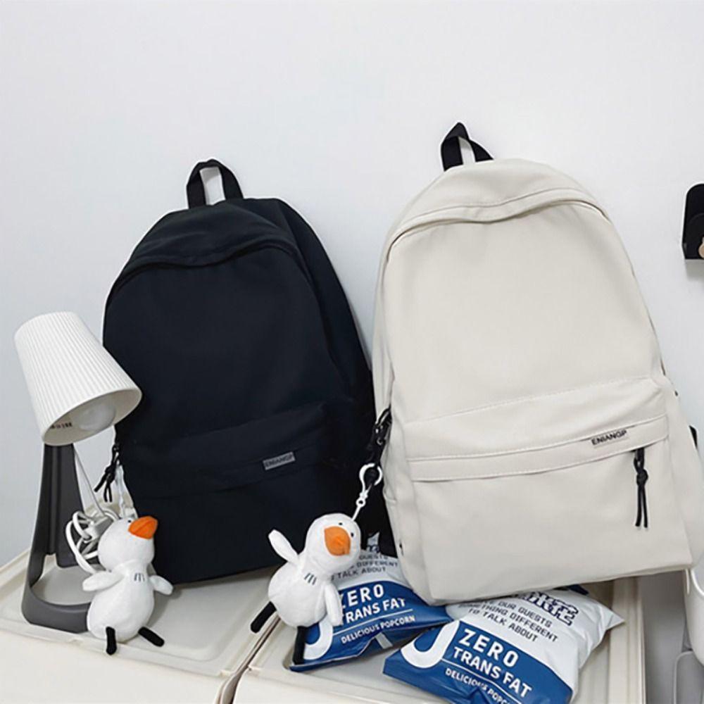 Kreativ Vattentät Tonåring Nylon Bokväska Ryggsäck med Stor Kapacitet Mode Studenter Skolväska Pojkar Flickor Reseryggsäck