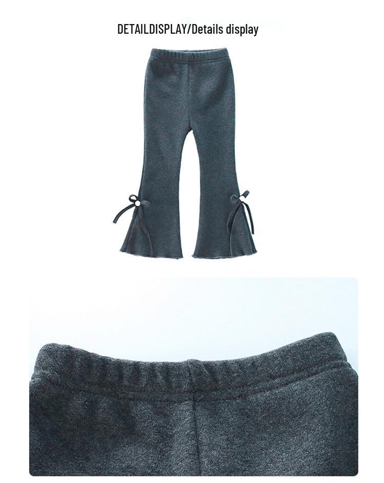 Leggings Invernali da Bambina con Fodera in Pile: Pantaloni spessi alla moda monopezzo per ragazze 2025