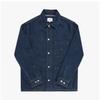 Maison Kitsune Mm00415ww5023 0042 Profile Fox Embroidery Workwear Mens Shirt