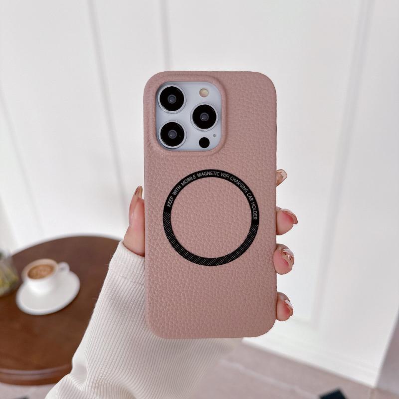 Wagsafe Magnetic Wireless Charging Solid Color Hard PC Phone Case For iPhone 16 Pro Max E 14 11 12 13 15 Pro Max Mini Back Cover