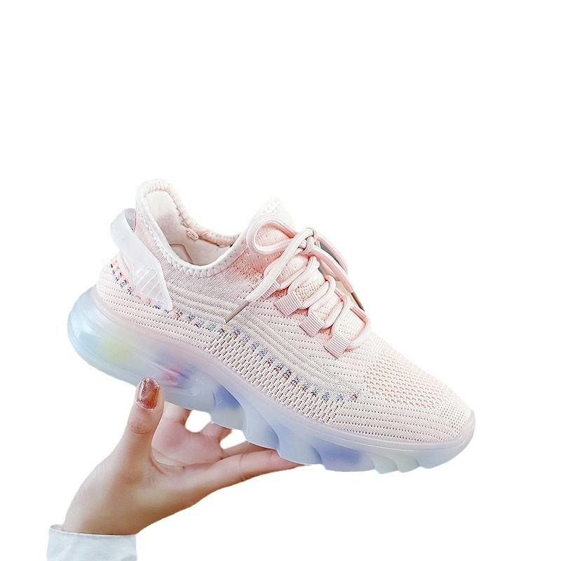 Women's shoes 2026 new breathable casual women's shoes jelly sole coconut shoes student running shoes women's sneakers