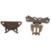 Home Decoration 5.9*5.4cm Alloy Lock Buckle Antique Butterfly Padlock Hardware Craftsmanship Detail High-quality Alloy