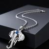 Fashion Unique Design Elephant Pendants Necklace Silver Color Stainless Steel Charm Necklace for Men Punk Chic Jewelry Gifts