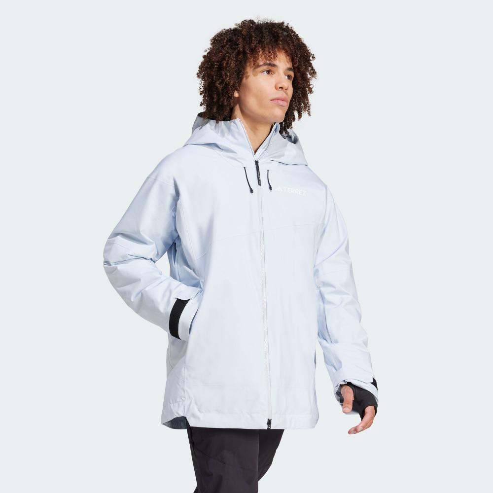 adidas Xperior Series Waterproof Windproof Durable Warm Long Sleeve Ski Jacket Unisex Jacket Light-Blue JI8337