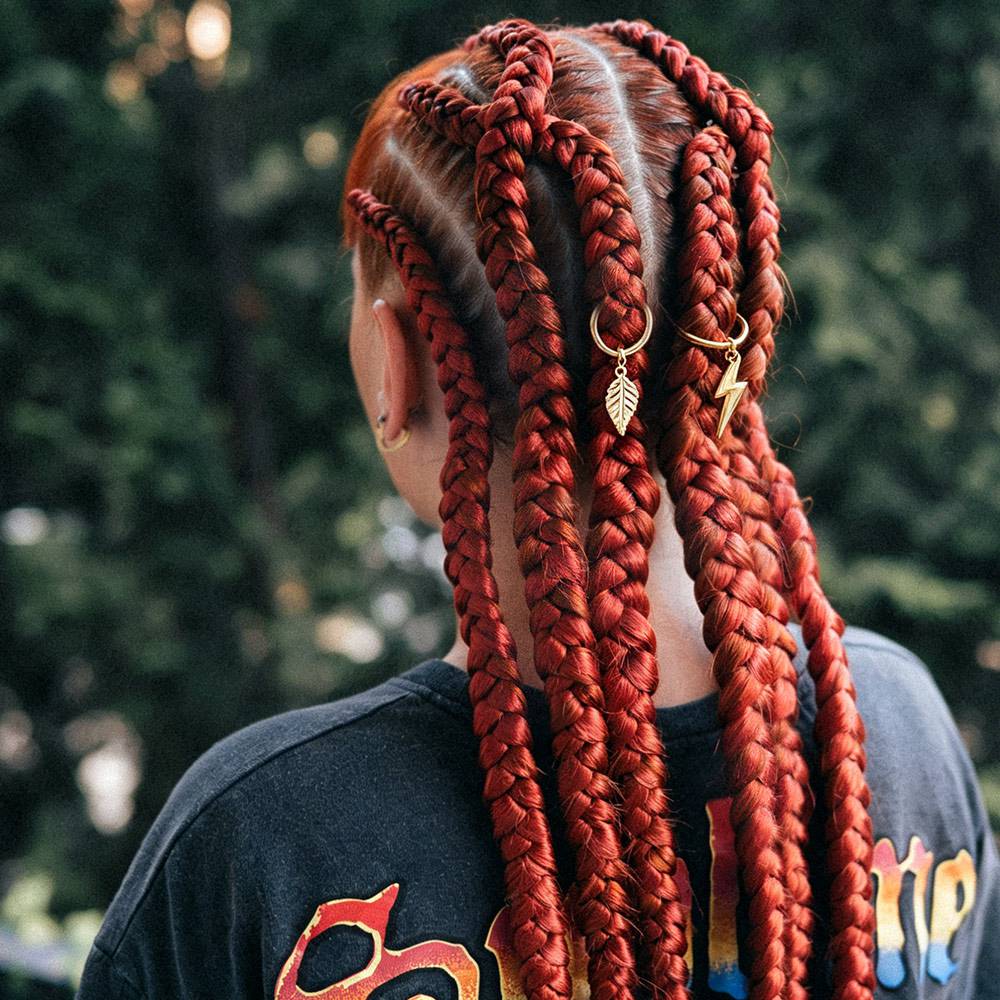 217Pcs Hair Braiding Dreadlocks Beads Dread Locks Hair Braid Tubes Hollow Out Hair Ring Women