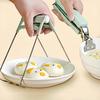 Silicone Non-Slip Anti-Scald Gripper Tongs for Kitchen Tray & Plate Lifting