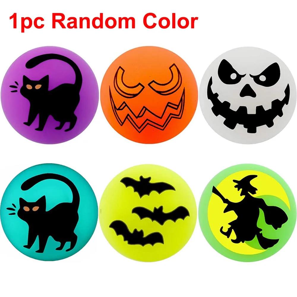 

Halloween Glow-In-The-Dark Bouncing Ball Children S Toy Party Activities Gifts Halloween Scene Decoration Props Gifts