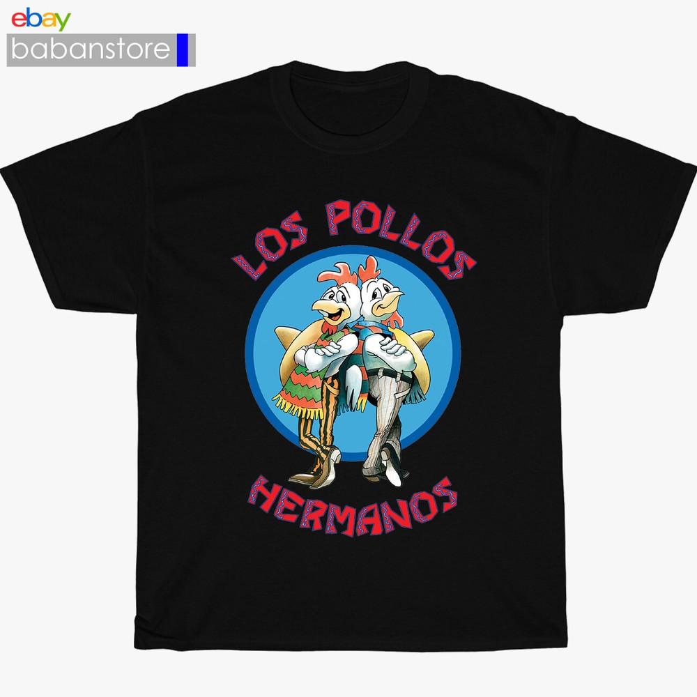 Los Pollos Hermanos Breaking Bad Front Black/White/Gr wbr/ ey/Navy TShirt Size S5XL Unisex T-Shirt XXL