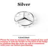 Car Hollow Steering Wheel Emblem Replace Decoration Sticker For Mercedes Benz AMG W203 W206 W220 W205 W211 W212 W201 W210 W108 JQRST1